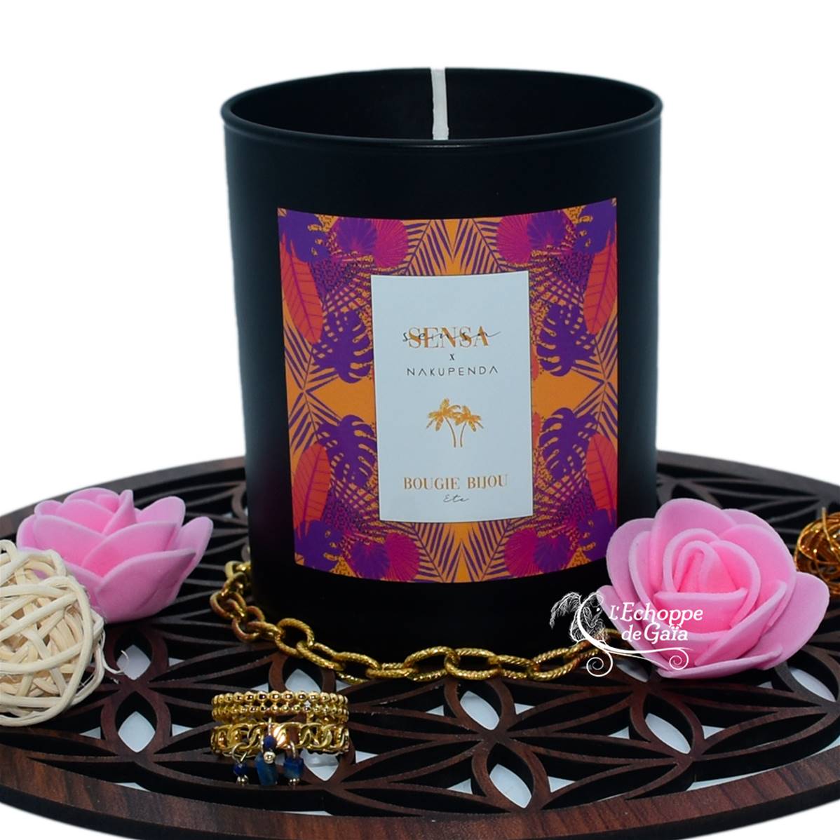 Bougie bijoux été image